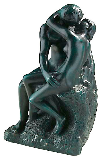Auguste Rodin sculptuur - De Kus