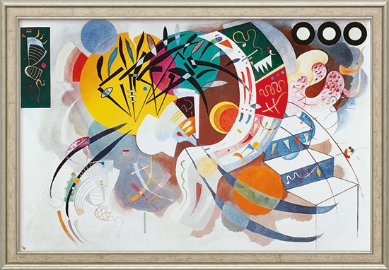Wassily Kandinsky schilderij - Dominante curve 68 x 98 cm