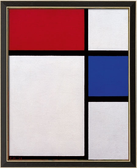 Piet Mondriaan schilderij (60 x 49 cm)
