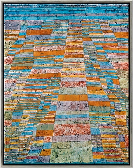 Paul Klee schilderij - Snelweg en ringweg (92 x 73 cm)