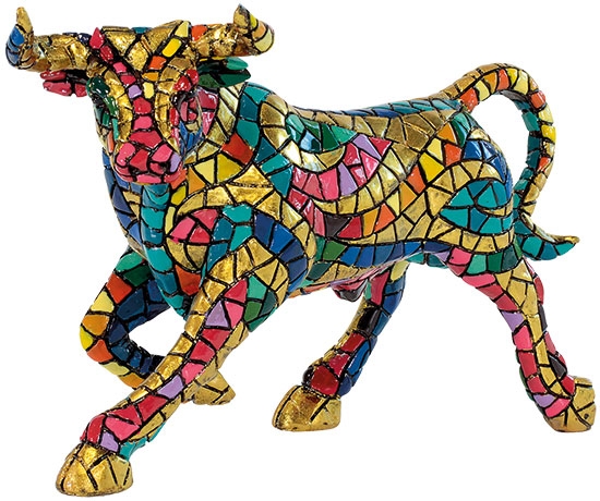 Mozaïekfiguur - El Toro Mosaico II