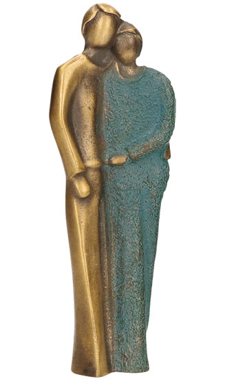 Bernardo Esposto sculptuur - Samen (14 cm)