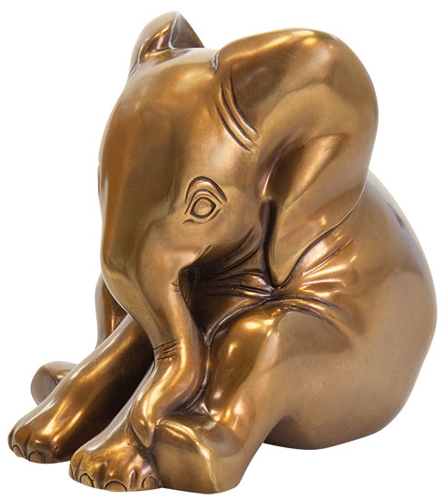 Jagna Weber sculptuur - Kleine olifant (19,5 cm)