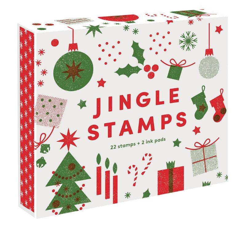 Jingle Stamps: 22 Stamps + 2 Ink Pads