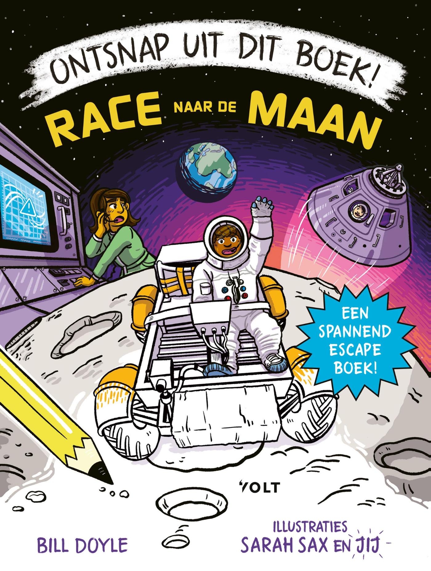 Ontsnap uit dit boek - Race naar de maan
