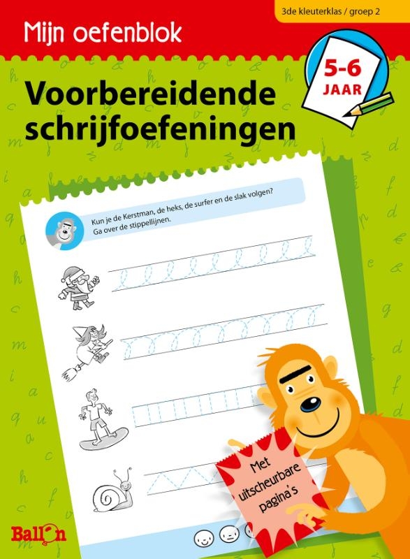 Voorbereidende schrijfoefeningen 5-6 jaar