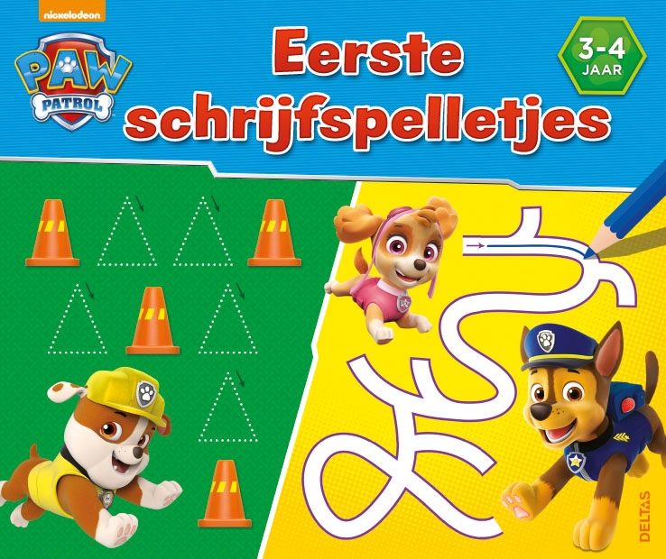 Paw Patrol eerste schrijfspelletjes 3 - 4 jaar