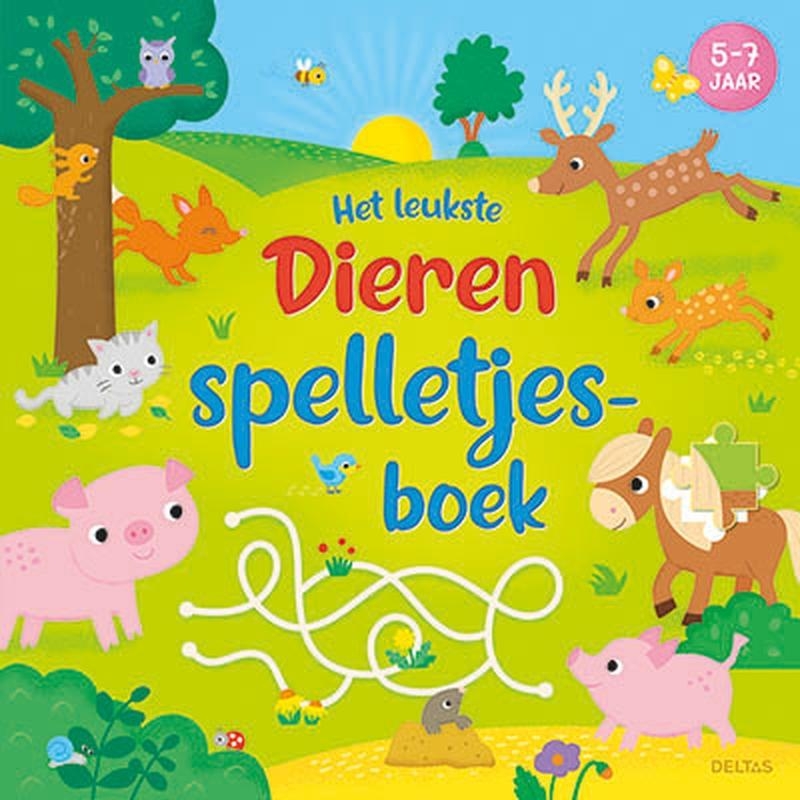 Het leukste dieren spelletjesboek 5-7 jaar