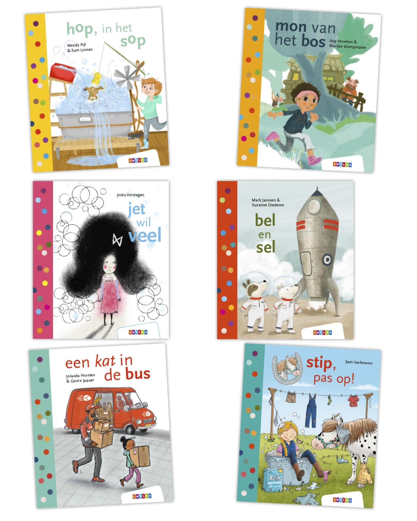 Pakket Leren lezen AVI M3 2 (6 titels)