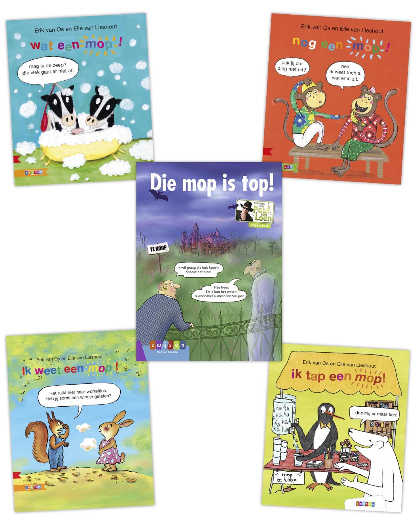 Pakket Moppenboeken groep 3 (5 titels)
