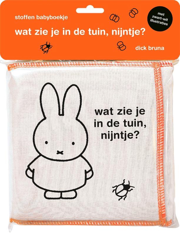 stoffen babyboekje, wat zie je in de tuin, nijntje?