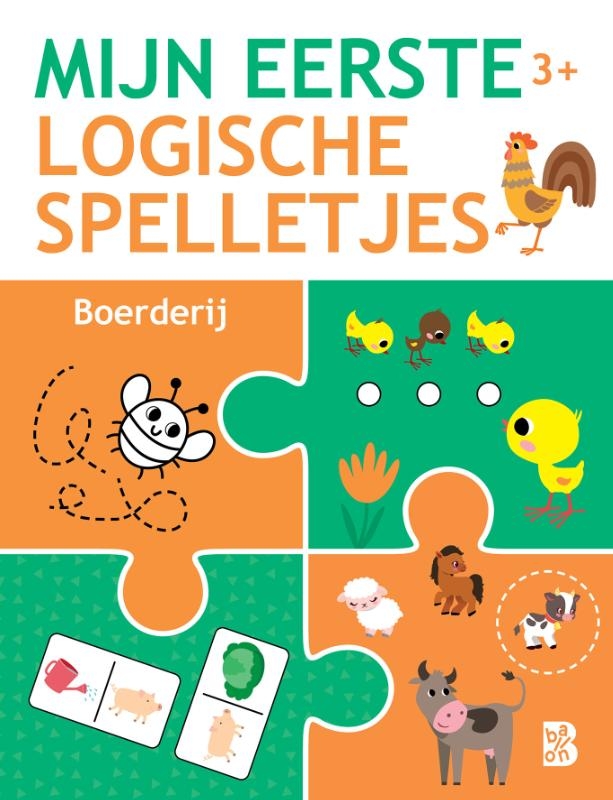 Mijn eerste logische spelletjes 3+ Boerderij