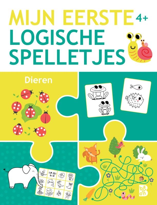 Mijn eerste logische spelletjes 4+ Dieren