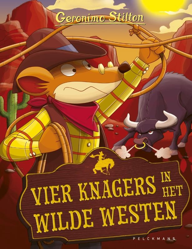 Vier knagers in het Wilde Westen