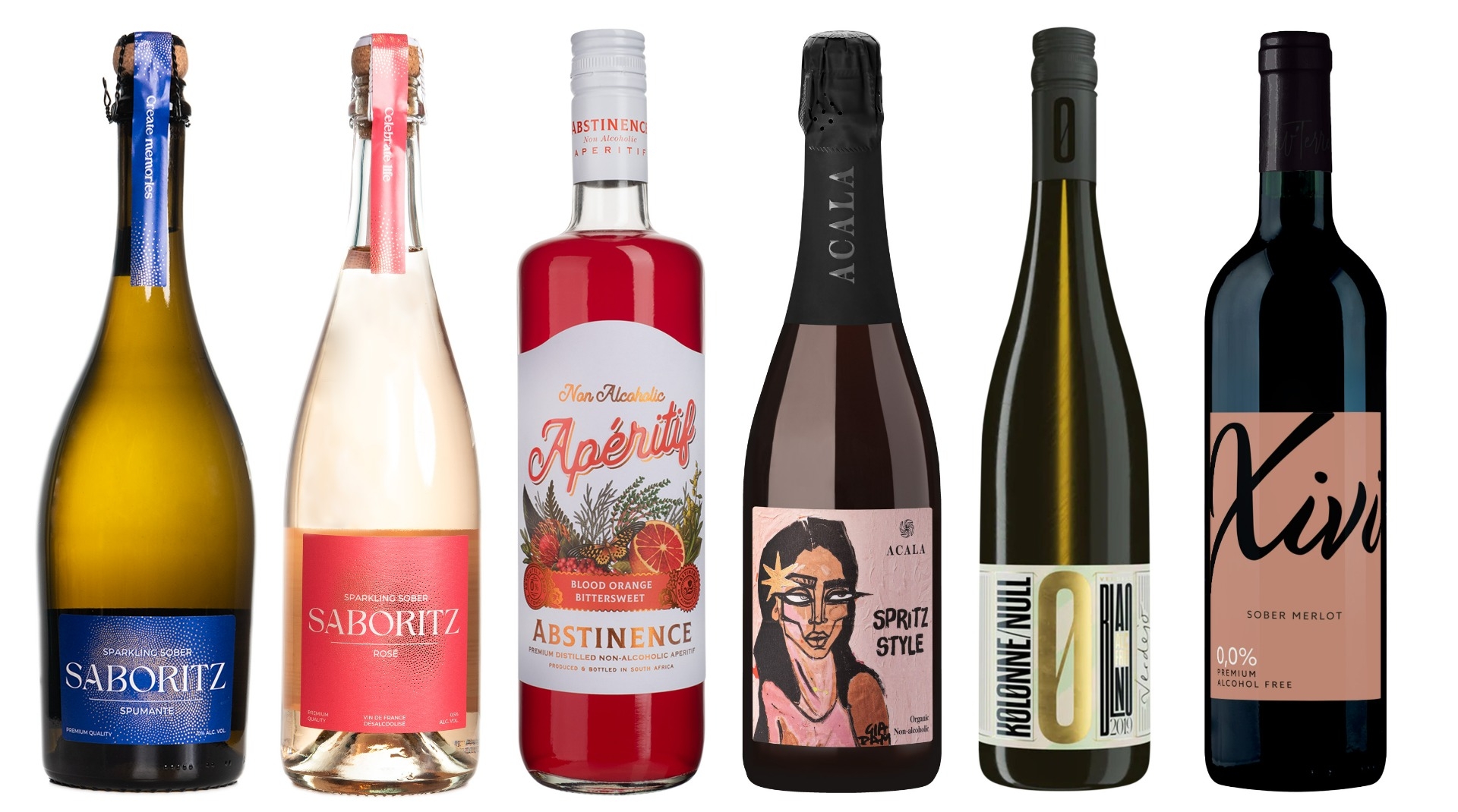 Dry January alcoholvrij drankenpakket (6 flessen)