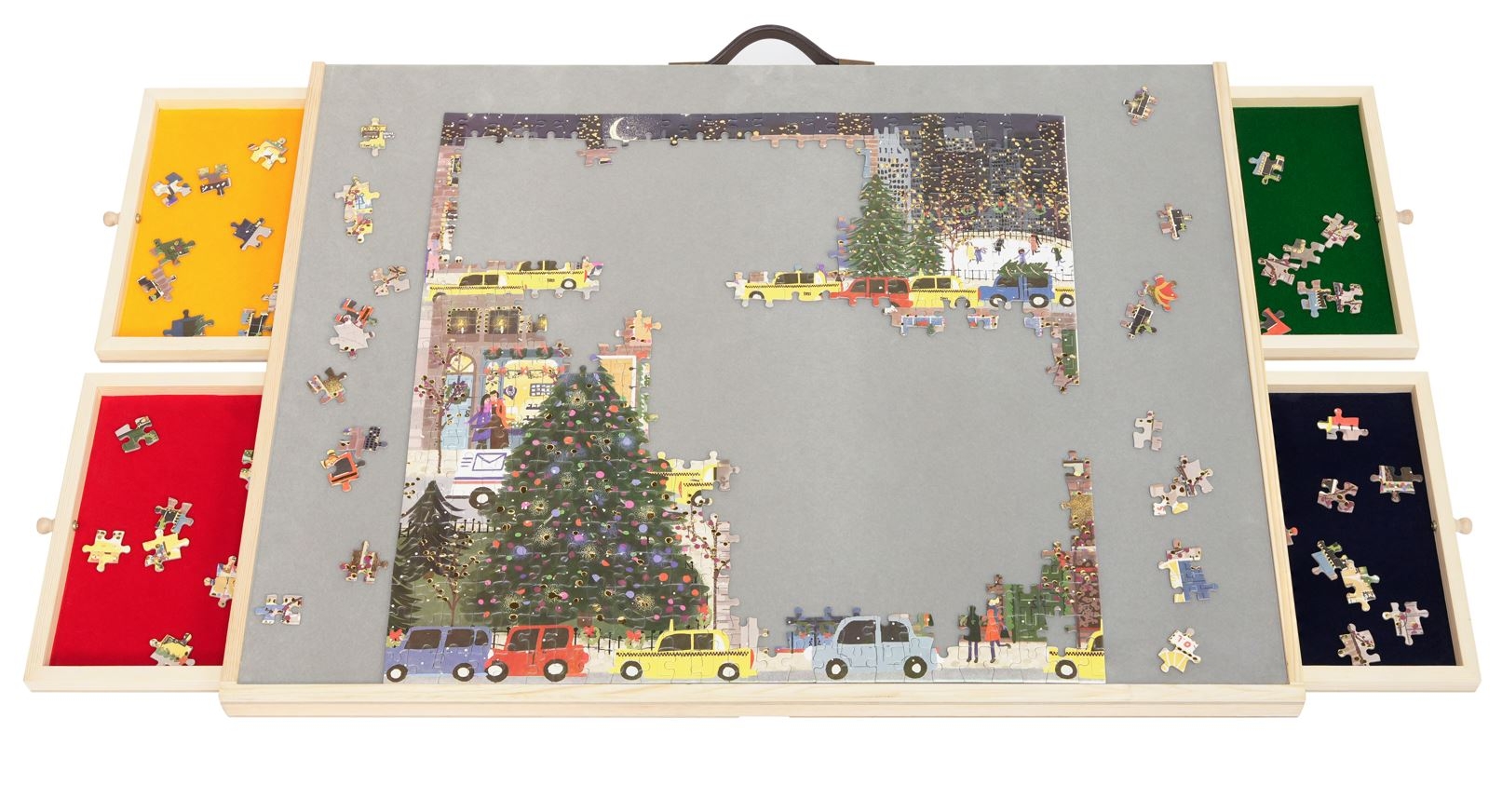 Puzzelbord met opbergsysteem